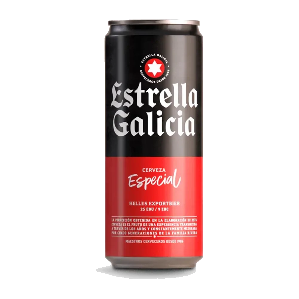Estrella Galicia — Cerveza Estrella Galicia Especial en lata