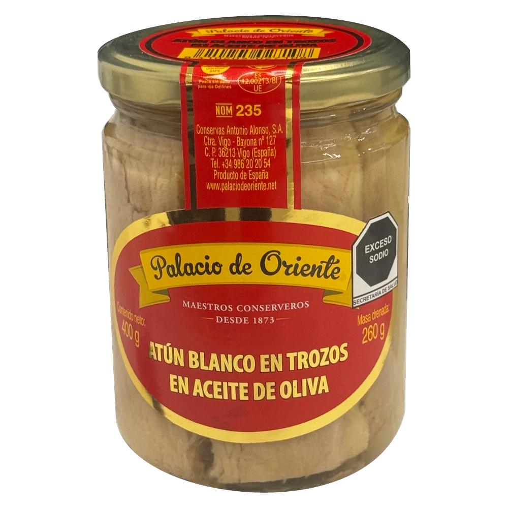 Palacio de Oriente — Atún Blanco en Aceite de Oliva en Tarro