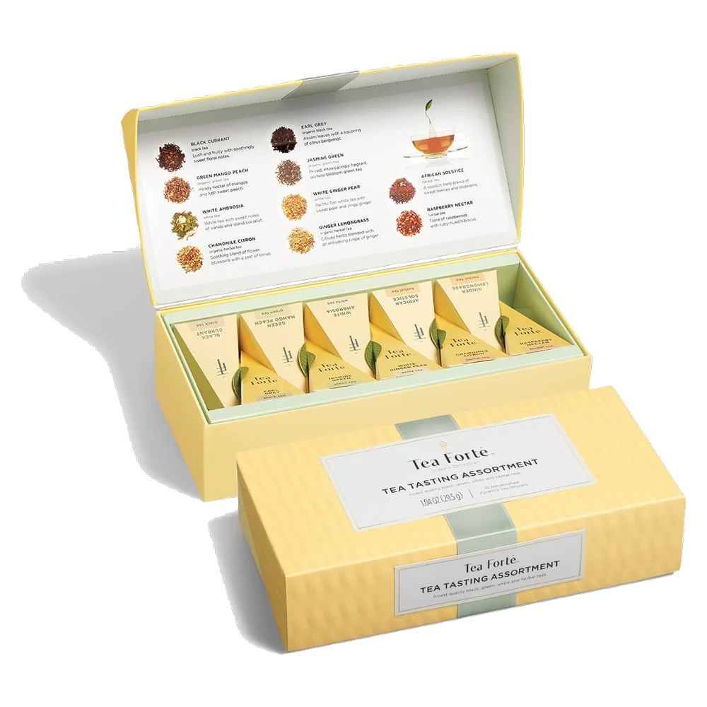 Tea Forté — Té Surtido en Pirámides