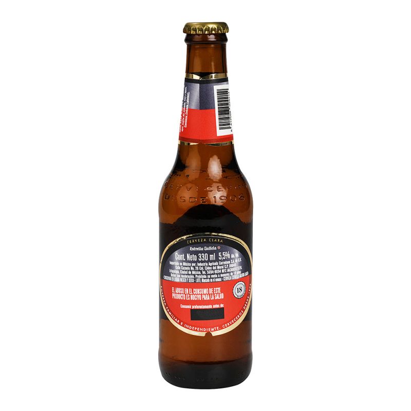 CERVEZA ESTRELLA GALICIA 5.5° 330ML