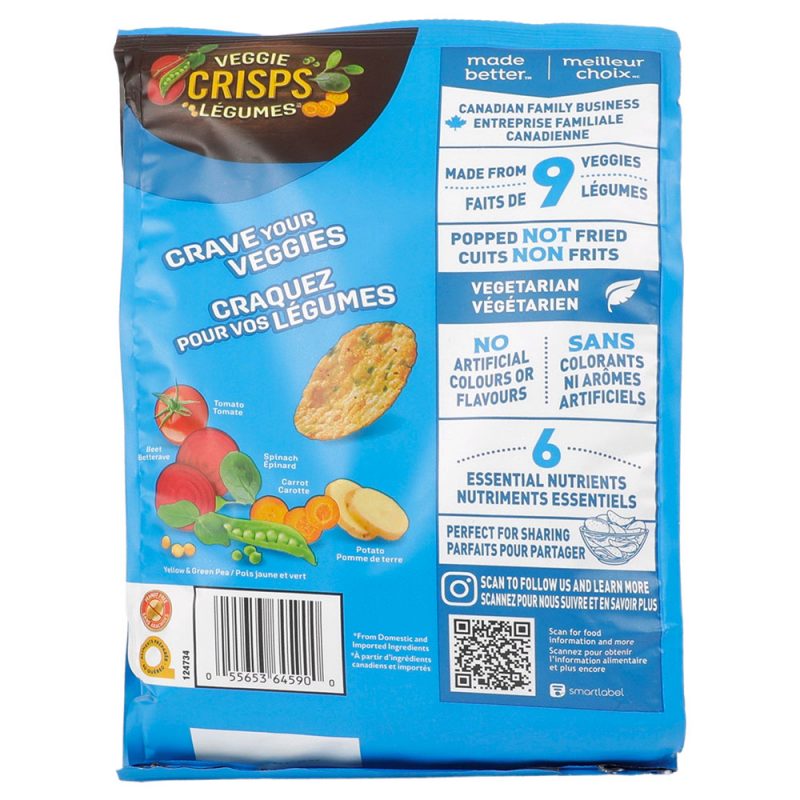 DARE VEGGIE CRISPS VEGETALES CON RANCH PICANTE 100g