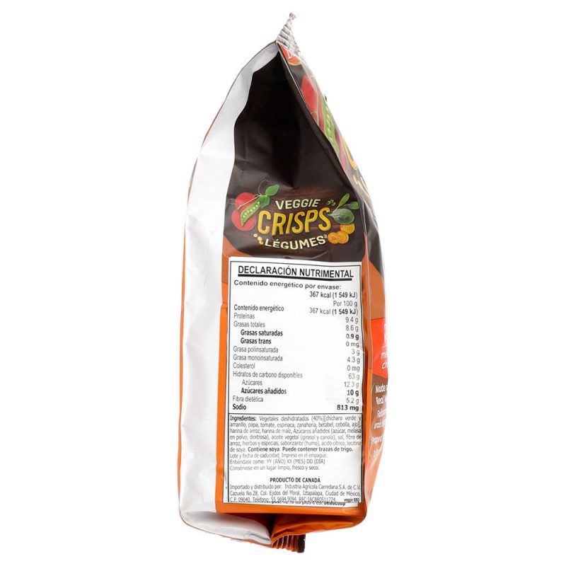 DARE VEGGIE CRISPS VEGETALES CON SALSA BBQ 100g