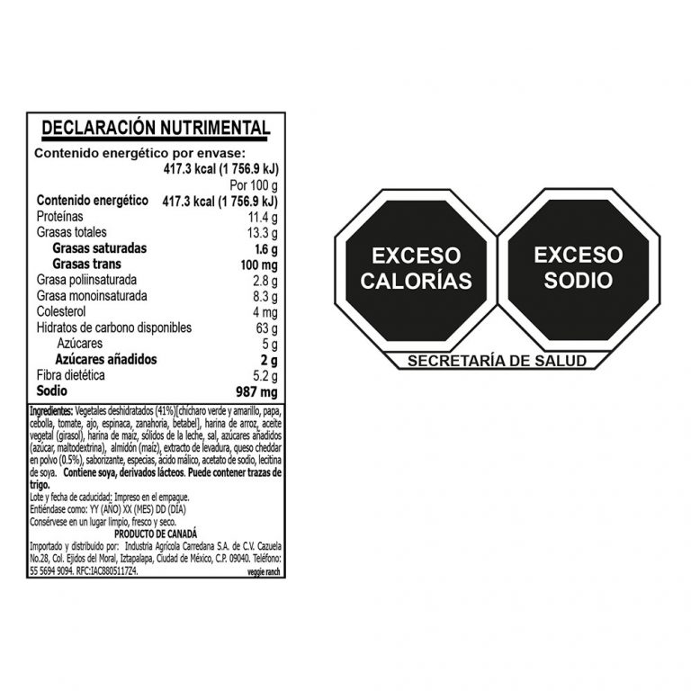 DARE VEGGIE CRISPS VEGETALES CON RANCH PICANTE 100g